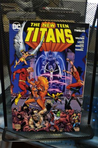 The Teen Titans By Wolfman & Perez Volume 12 Dc Deluxe Tpb Rare Nightwing