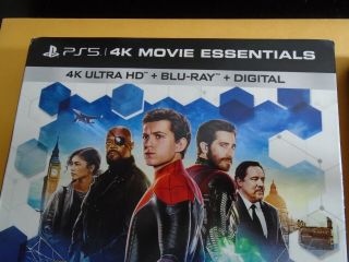 Spider - Man: Far From Home 4K Ultra HD Blu - ray with RARE PS5 Limited Slipcover 3