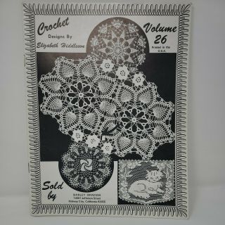 Rare Elizabeth Hiddlleson Vol 26 Crochet Designs Doilies