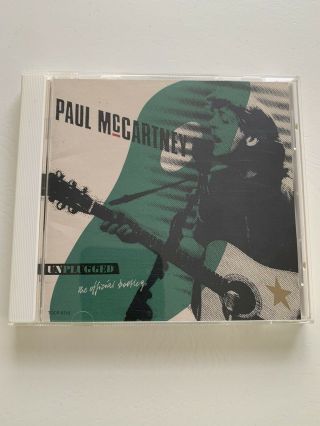Unplugged Paul Mccartney The Beatles (cd,  1991 Emi Records) Rare Japan Import
