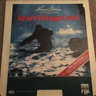 Return To Boggy Creek Cbs Fox Video Rare Vintage Ced Format.  Horror