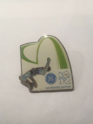 Rare Old 2012 London Olympic Games High Jump Enamel Press Pin Badge