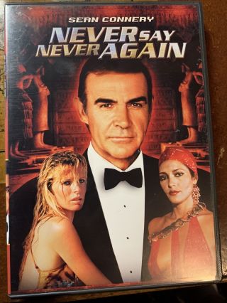 Dvd Never Say Never Again (2000) Very Rare Oop 1983 Sean Connery 007 James Bond