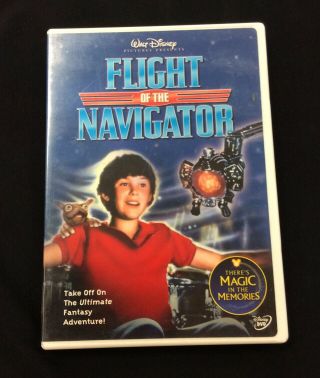 Flight Of The Navigator Dvd 2004 Rare & Oop Disney 1986 Sci - Fi Movie