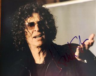 Howard Stern Signed 8x10 Color Photo.  King Of All Media.  Todd Mueller.  Rare