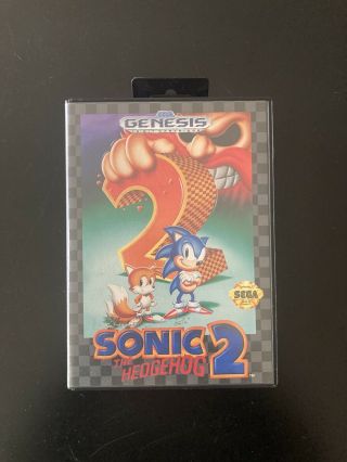 Rare Sonic The Hedgehog 2 Sega Genesis Release Not Nfr Tales Cib