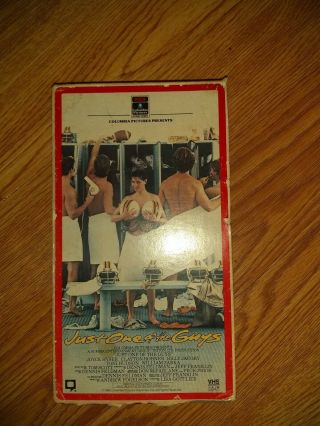 Just One Of The Guys (vhs,  1985) Joyce Hyser - Rare Comedy Rca Release