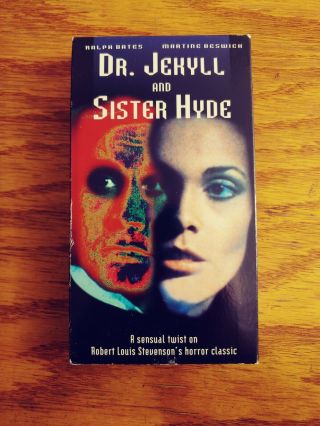 Dr.  Jekyll And Sister Hyde (vhs,  1971) Rare Oop Hammer Production