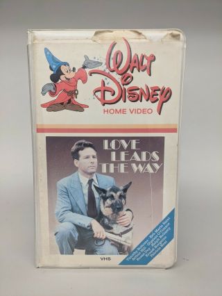 Love Leads The Way Vhs 1984 Walt Disney Home Video Oop Rare Not On Streaming