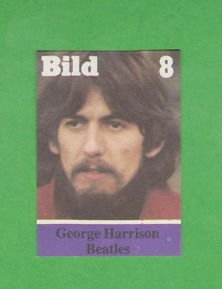 1968 Swedish Bildjournalen Hand Cut 8 George Harrison - The Beatles Rare