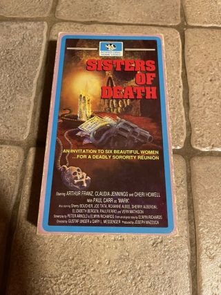 Sisters Of Death 1976 Rare Oop Htf Interglobal Home Video Vhs Horror