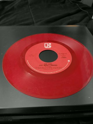The Cars Just What I Needed Rare Red Vinyl 45 Ric Ocasek