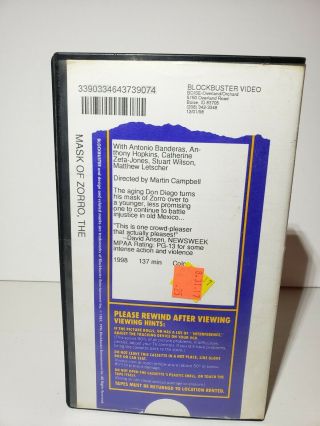 Blockbuster VHS Clamshell Rental Case 
