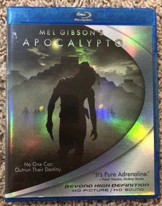 Apocalypto (blu - Ray Disc,  2007) In Very Rare Oop
