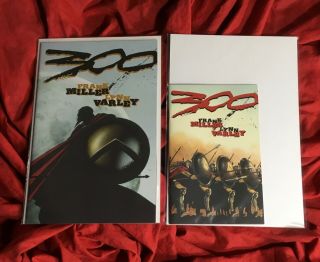 300 2,  Rare Ashcan Two Book Set Frank Miller Story And Art Dark Horse Comics B