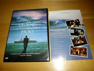The Legend Of 1900 (dvd,  2002) Tim Roth,  Giuseppe Tornatore; Rare/oop 1999 Film