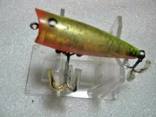 Rare Old Vintage Heddon Tiny Chugger Topwater Lure Lures