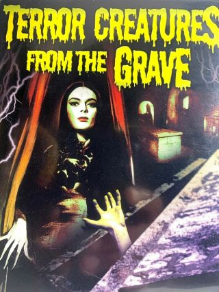 Terror Creatures From The Grave Dvd Rare 1965 Horror Thriller Barbara Steele