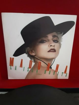 Madonna ‎– La Isla Bonita Vinyl 7 " Rare Green P/s Single W8378 1987