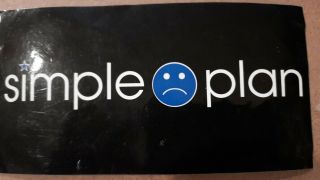 Very Rare Vintage Pop Punk Simple Plan Debut Album Promotional Sticker 2001