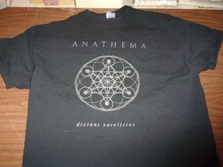 Anathema Distant Satellites Vintage Authentic Concert Shirt Xxl Very Rare