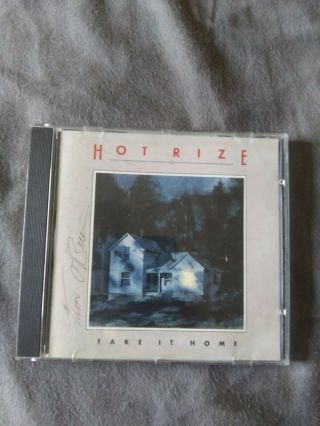 Take It Home By Hot Rize Cd 1990 Rare Bluegrass Autograph - Signed By Tim O 
