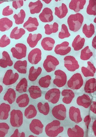 Rare Pottery Barn Teen - Standard Pillow Sham Pink & White Leopard