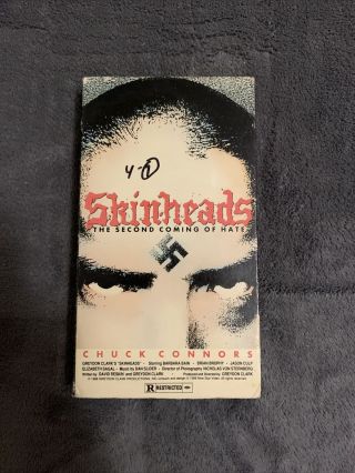 Skinheads The Second Coming Of Hate Rare Vhs (vhs 1988)