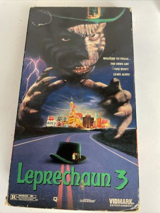 Leprechaun 3 1995 Vhs Rare Oop Las Vegas Slasher Horror