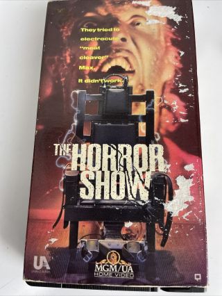 The Horror Show Vhs Cult Horror Rare House 3 Horace Pinker