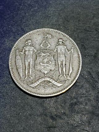 1904 H British North Borneo Cent Rare Exotic Coin