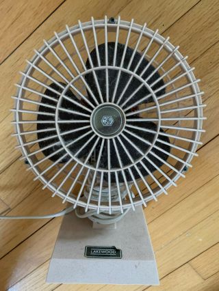 Vintage Lakewood Desk Fan Very Rare