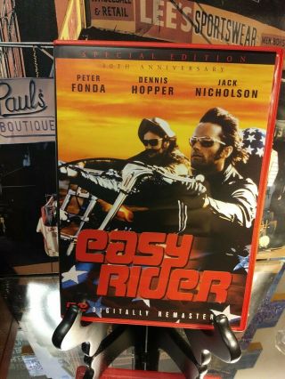 Easy Rider (dvd) 1969 Peter Fonda & Dennis Hopper - Special Edition Ws Cc Rare