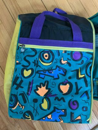 Vintage 1990’s Wiz Personal Locker Backpack - Box Bookbag 1990 Rare