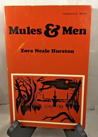 Mules & Men By Zora Neale Hurston 1978 Pb Rare Midland Book