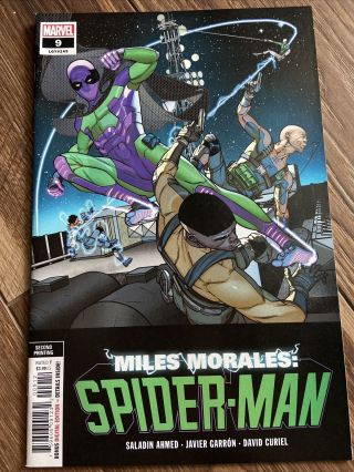 Marvel Miles Morales: Spider - Man (2019) 9 2nd Print Variant Rare