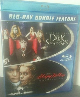 Warner Home Video Dark Shadows Sleepy Hollow Blu - Ray Discs Johnny Depp Rare