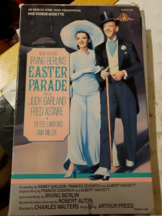Easter Parade Vhs Mgm Big Box Judy Garland Rare Tape