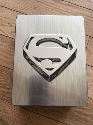 Superman Ultimate Collectors Edition (dvd,  14 - Disc) Dc - Metal Tin Rare
