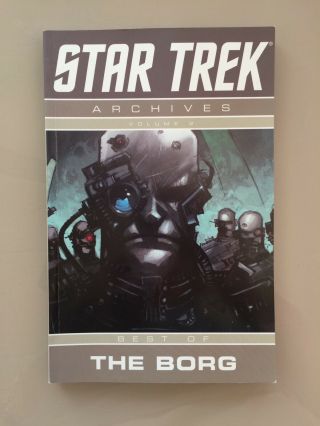Star Trek Archives Vol 2 Best Of The Borg Tpb Nm Idw Sc Nm Htf Rare