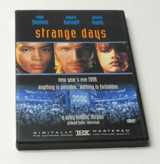 Strange Days 1999 Dvd,  Insert Thx Widescreen R1 Rare Oop James Cameron