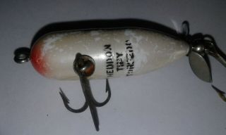 Vintage Heddon Tiny Torpedo Lure - rare bar fish color old bait - 3