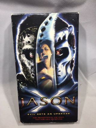 Jason X Rare Promo Full Length Screener Vhs Friday The 13th Slasher
