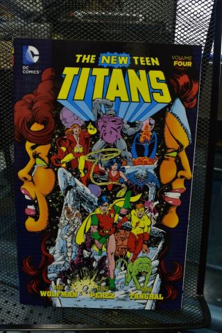 The Teen Titans By Wolfman & Perez Volume 4 Dc Deluxe Tpb Rare Oop