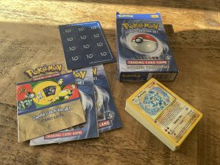 Old Pokémon Tcg 2 - Player Starter Set Includes Rare Holo Machamp Card