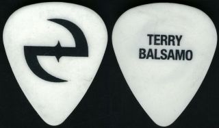 Evanescence - - Rare Tour Guitar Pick Terry Balsamo - Amy Lee White/black