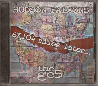 Hudson Falcons 67,  104 Miles Later.  The Gc5 Cd Rare Indie Punk Rock Metal 2002