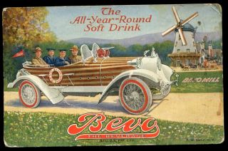 Bevo: The All - Year - Round Soft Drink - Anheuser Busch Postcard - Rare