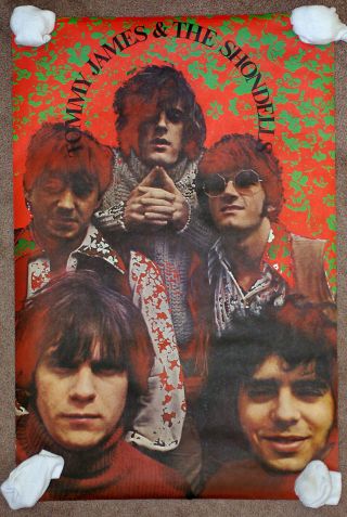 Vintage Rare Tommy James & The Shondells Poster B261 The Visual Thing,  Inc 1969