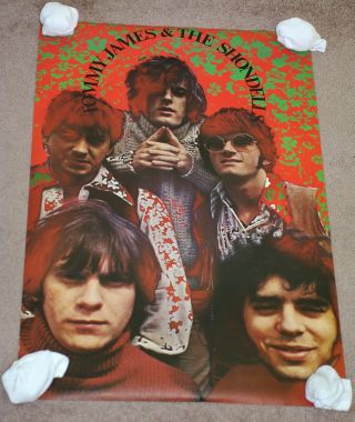 Vintage Rare Tommy James & The Shondells poster B261 the visual thing,  Inc 1969 2